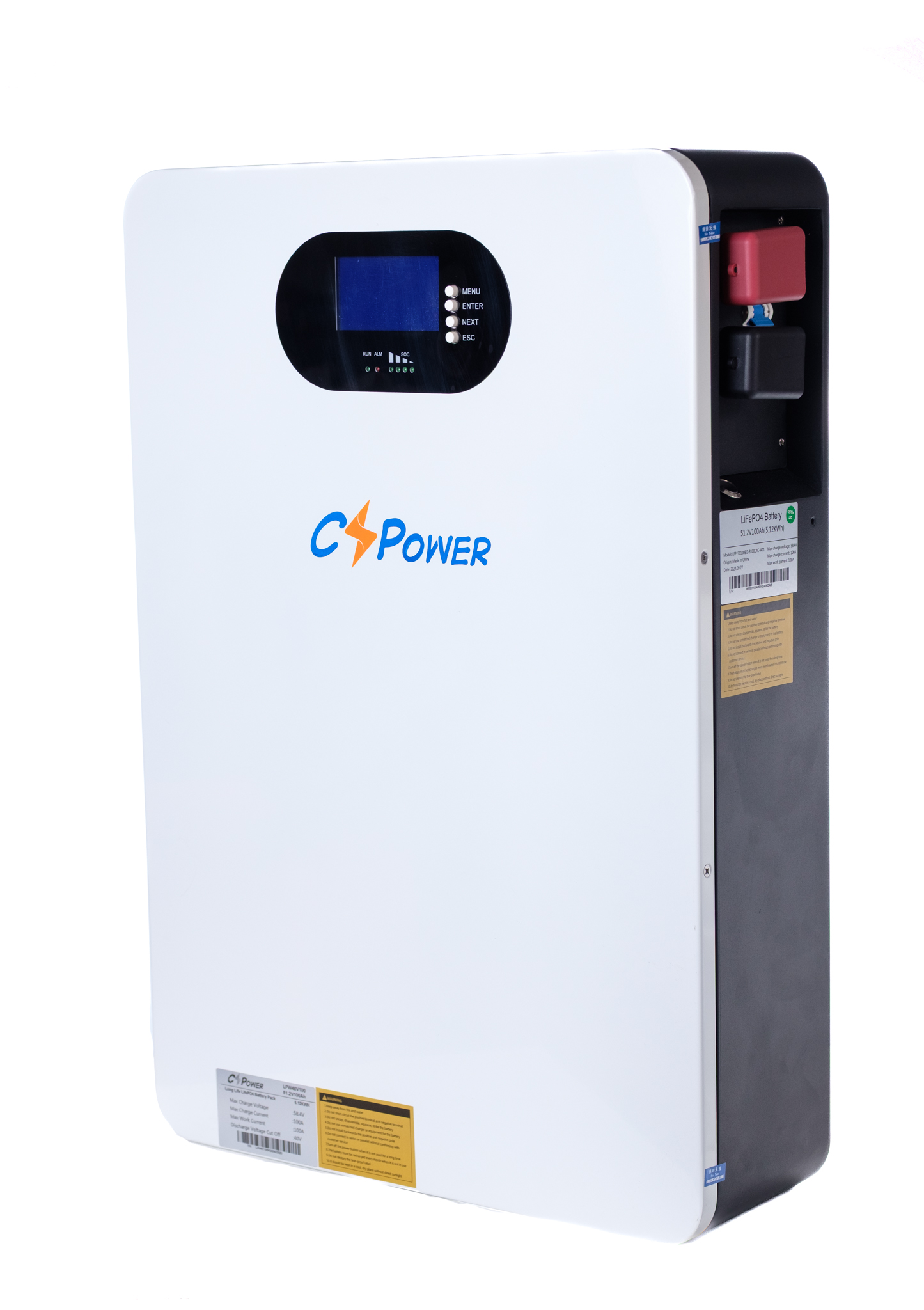 Акумуляторна батарея CS POWER LPW48V200 LiFePO4, 200Ah, 51,2V, 830x485x170мм, 10240Wh (LPW48V200)